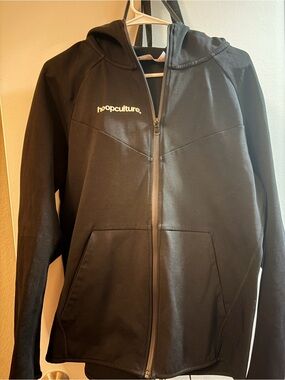 Hoopculture Men's Black Lightweight Hoodie Jacket